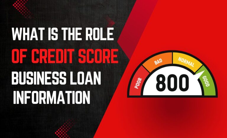 credit score in business loan